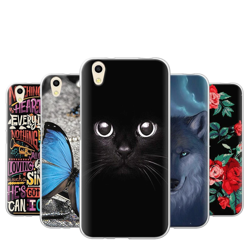 EiiMoo Cartoon Silicone Case For Umi London Cover 5.0 Cute Painting Soft TPU Back Funda Phone | Мобильные телефоны и