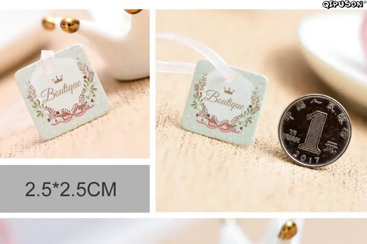 100 шт./точка/мини-карта бирки для ювелирных изделий своими руками серьги брошь