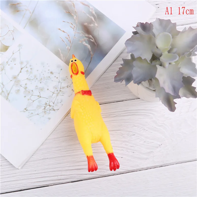 

1pcs 17cm 31cm 41cm Screaming Chicken Squeeze Sound Toy Pets Toy Product Dog Toys Shrilling Decompression Tool Funny Gadgets