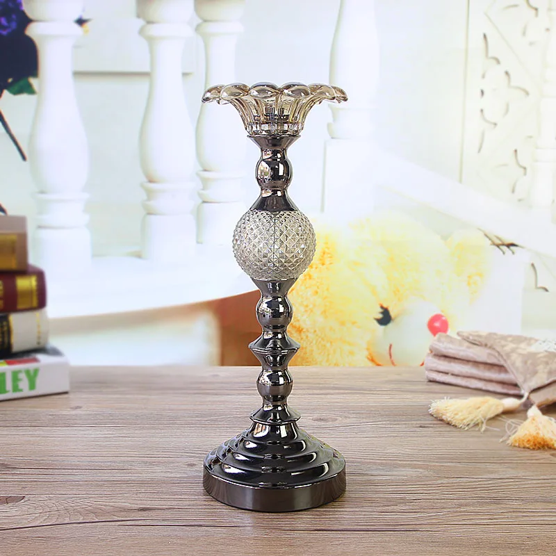 

Crystal Candlestick Glass Candelabra Kaarsen Geschenk Wedding Decoration