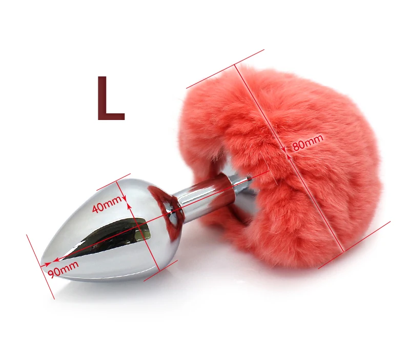 3 шт./Лот анальная пробка кролика из нержавеющей стали | Красота и здоровье