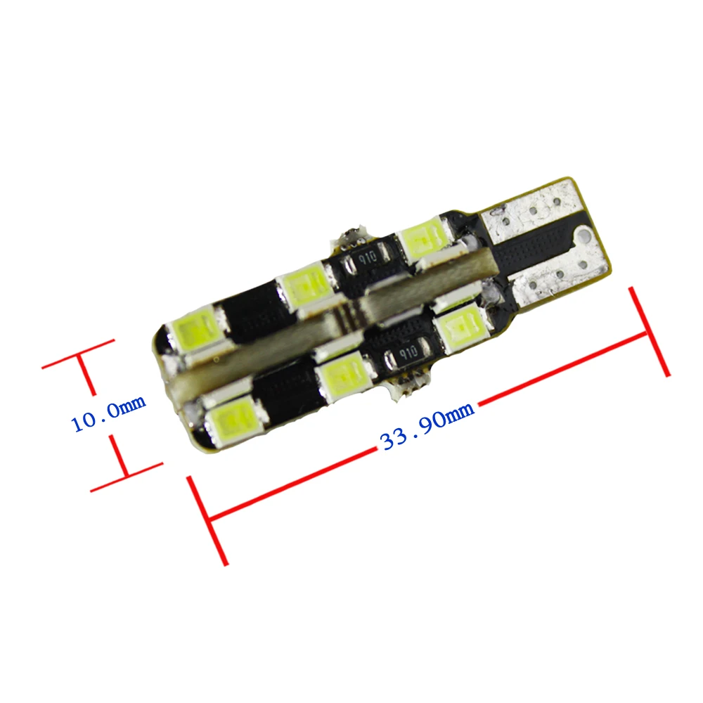 4 шт. белый Can bus без Ошибок T10 W5W 24 светодиодный лампы 3528/1210 SMD дальнего света