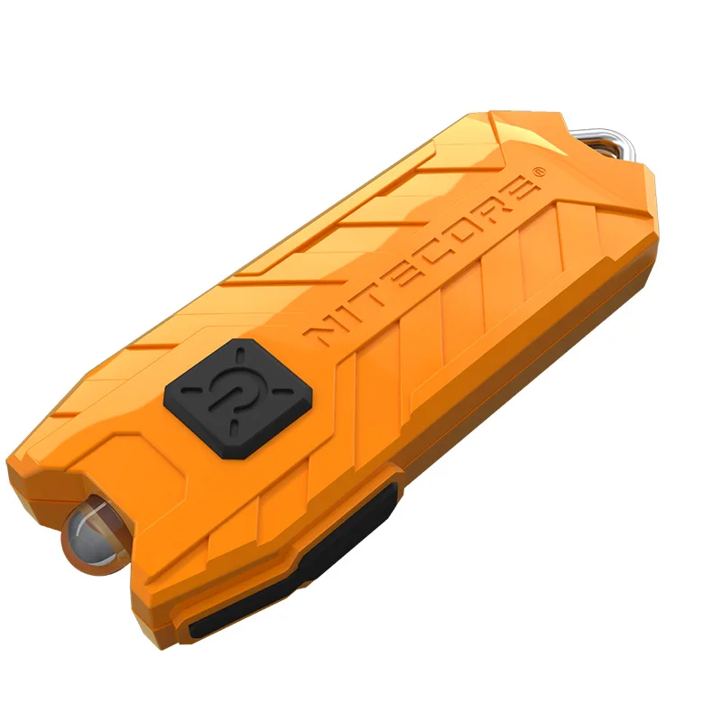 NITECORE трубчатый портативный светильник Micro-USB Перезаряжаемый EDC Карманный флэш-светильник водонепроницаемый мини-размер светильник вес 10 красочных ключей лампа - Цвет: orange