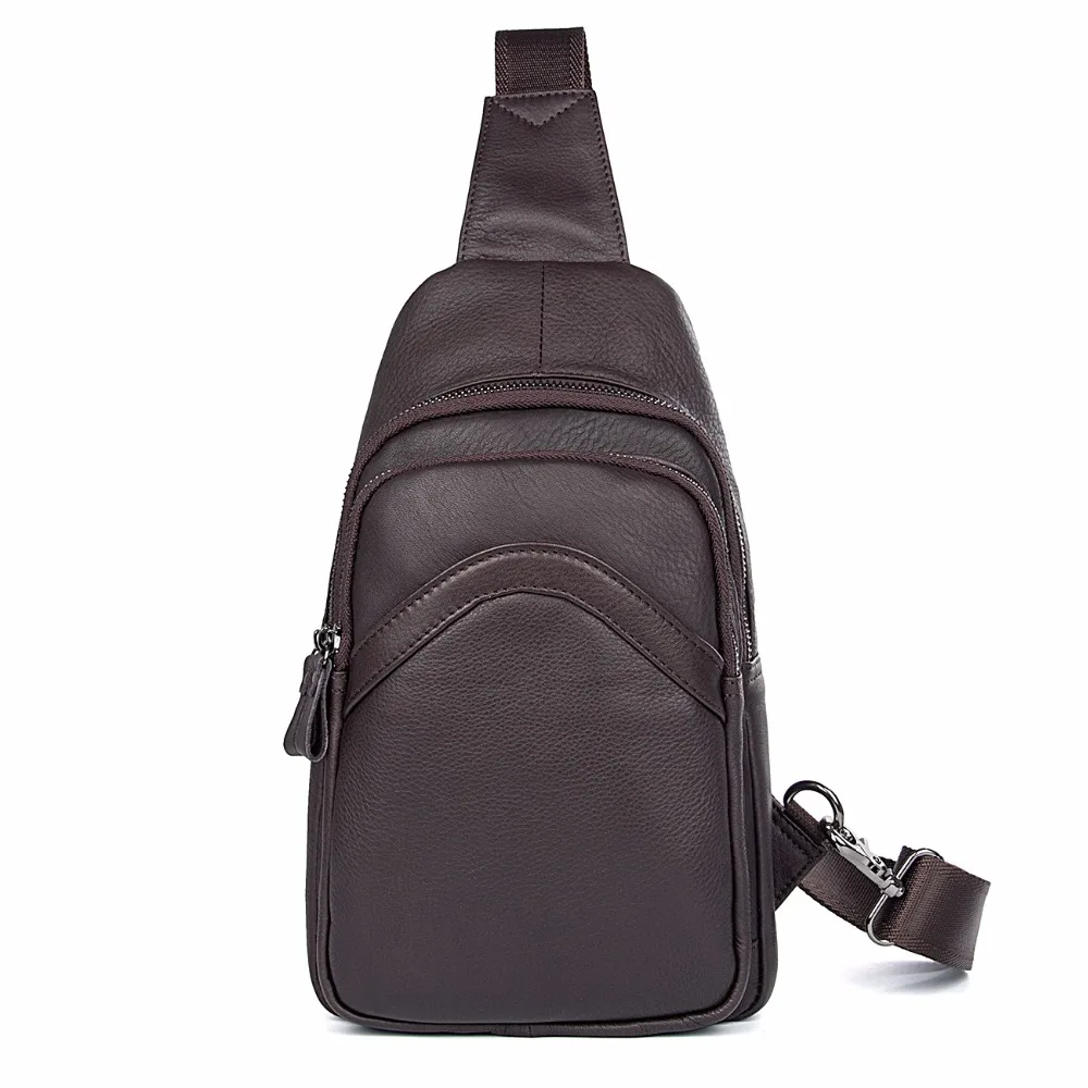 Мужская сумка из натуральной кожи Новое поступление через плечо винтажная