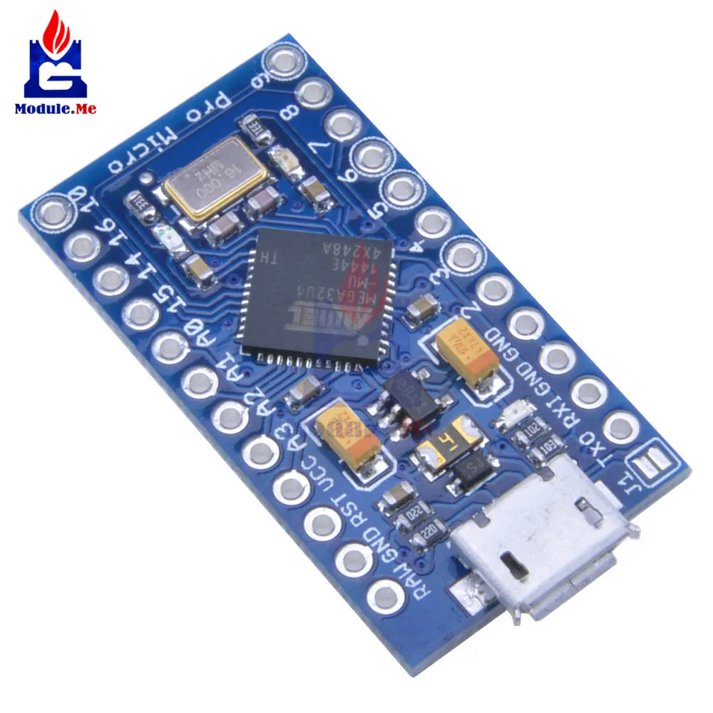 Плата Micro USB ATmega32U4 Pro 3 В 8 МГц модуль для Arduino/Leonardo ATMega 32U4 контроллер замена ATmega328|pro