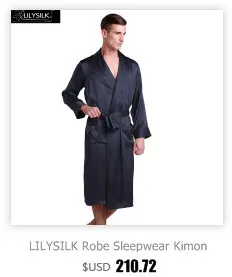 LilySilk пижамный комплект для мужчин 100 чистый шелк 22 momme халат стиль пижамы с длинными рукавами Роскошный натуральный мужская одежда