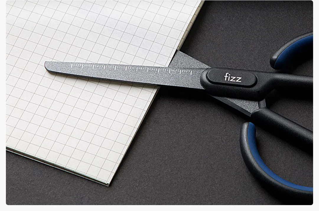 Xiaomi Fizz тефлоновые ножницы, безопасные закругленные ножницы, нержавеющая сталь, креативные ножницы, офисные канцелярские ножницы