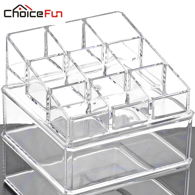 CHOICEFUN акриловая коробка для хранения косметики и ювелирных изделий высокое