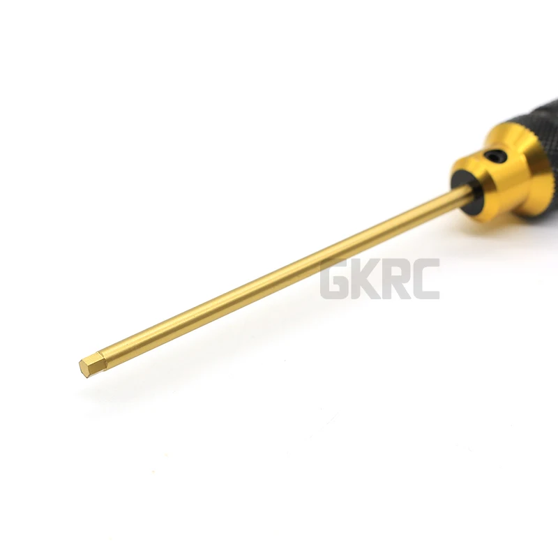 Набор из 4-х шестигранных отверток Rc Tools с титановым напылением и закалкой, размеры 1,5 мм, 2,0 мм, 2,5 мм и 3,0 мм для винтов вертолетов и игрушек со шпильками.