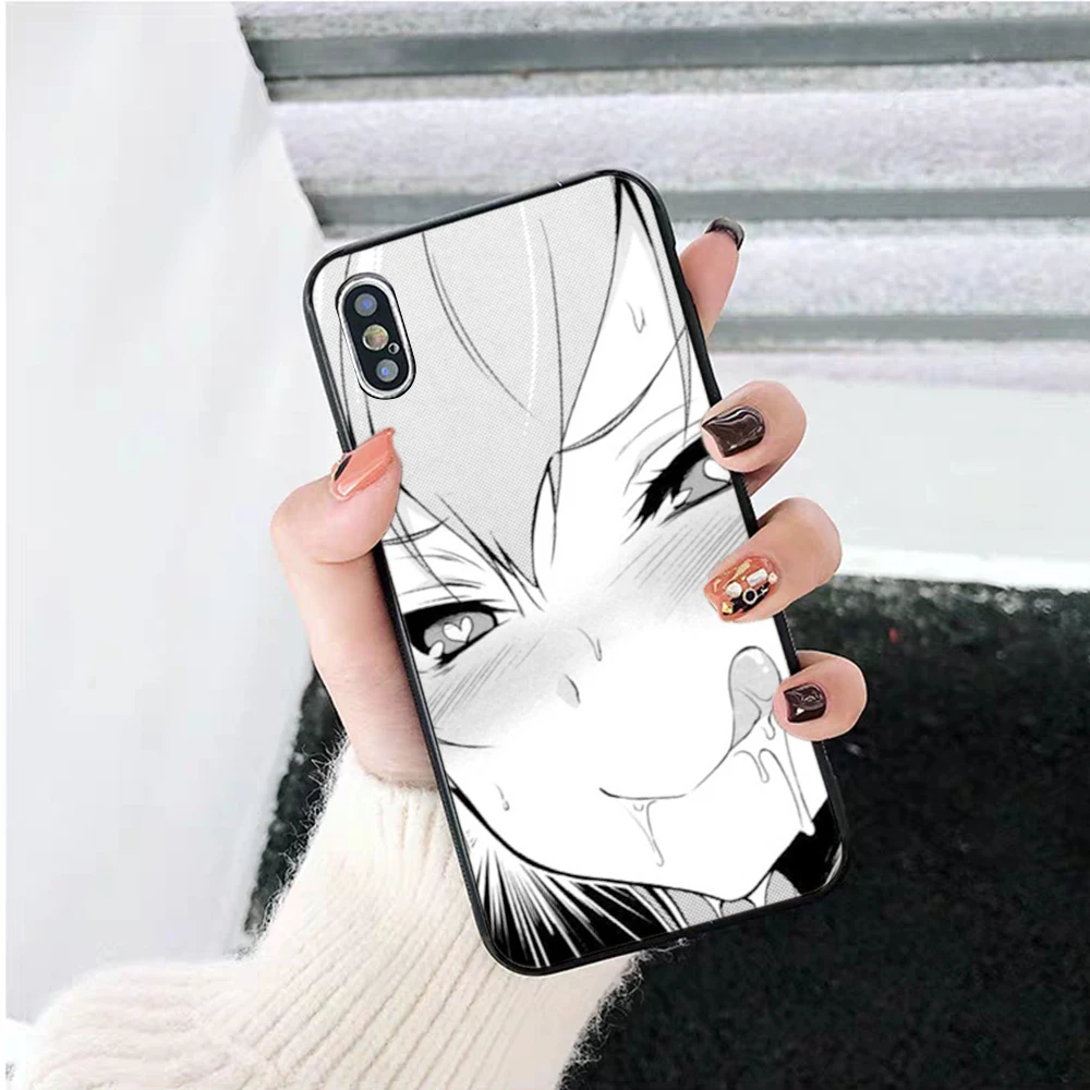 Аниме девушка мультфильм Япония Coque силиконовый чехол для iPhone 5 5S 6 6S Plus 7 8 11 Pro X XS Max XR