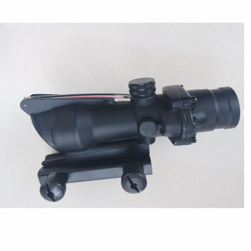 ACOG 4X32 Fiber Source Red Green Illuminated Scope black color Tactical Hunting Riflescope 4x magnification | Спорт и развлечения