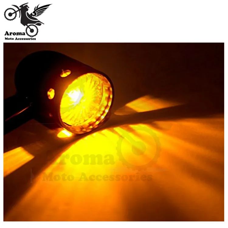 Высококачесветильник пулевой янтарный свет световой индикатор для мотоцикла