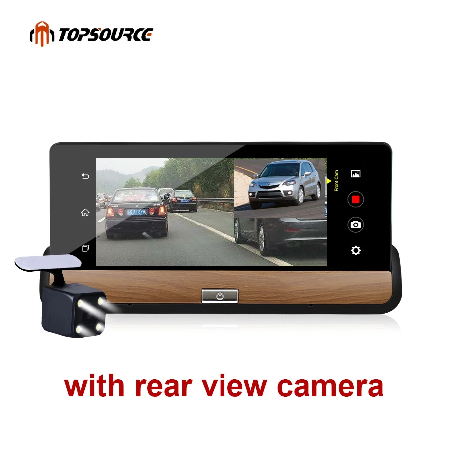 TOPSOURCE 3G 7 &quotAndroid 5 0 Автомобильный GPS навигатор DVR Dash камера грузовик Bluetooth Full HD 1080P