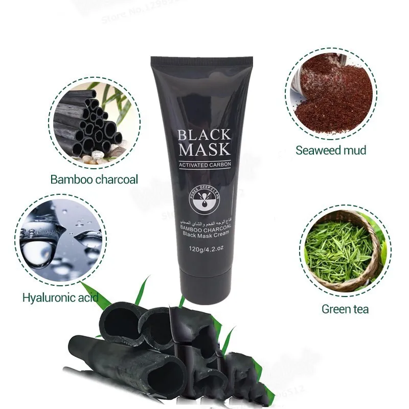 Clean Filth and Greasethe Face Care black mask 120ml Nose Facial Blackhead Remover Mask Minerals Pore Deep Cleaning On sale | Красота и