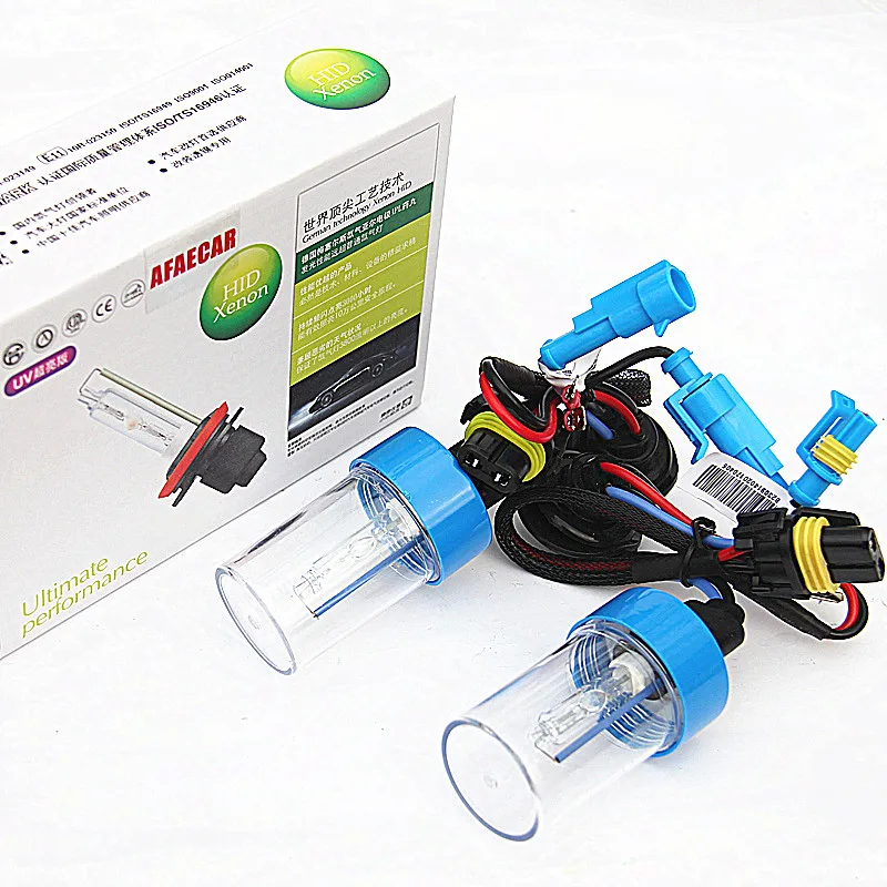 Супер яркий 9006 HB4 H7 H11 9005 H1 D2H автомобильный ксеноновый HID фара 55W 12V 4300K 6000K 8000K