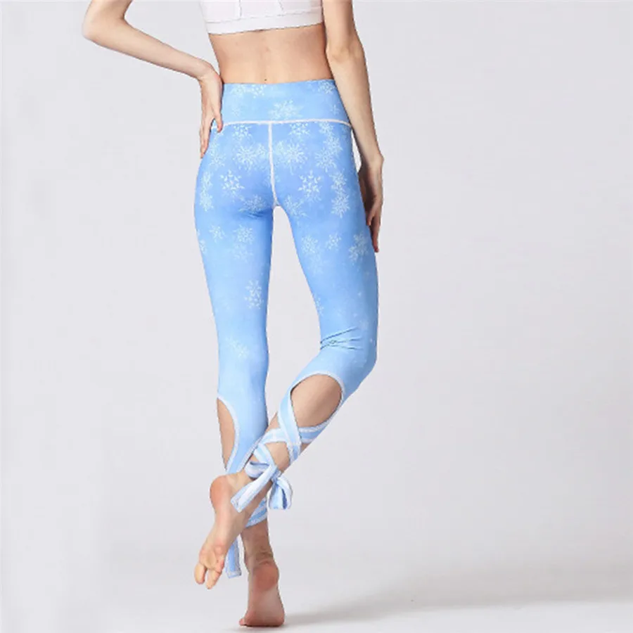 ladies yoga pants push up printed sweatpants tight-fitting high waist and hip yoga leggings yoga pants woman 40J8