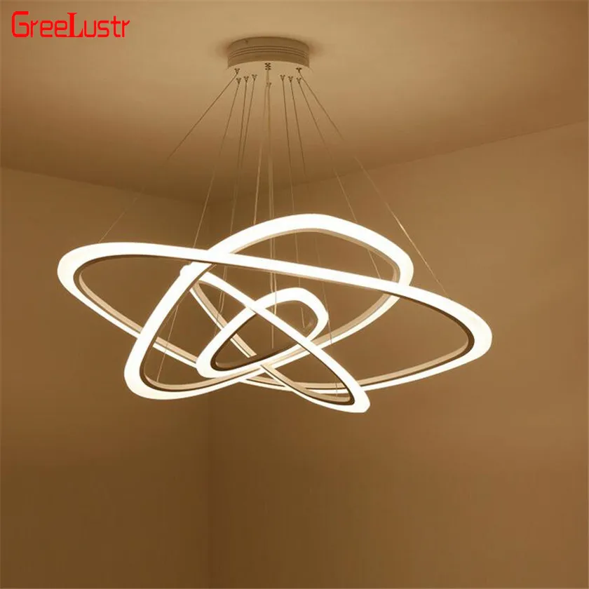 Светодиодный светильник для столовой из акрила и алюминия|led chandelier|chandeliers for dining