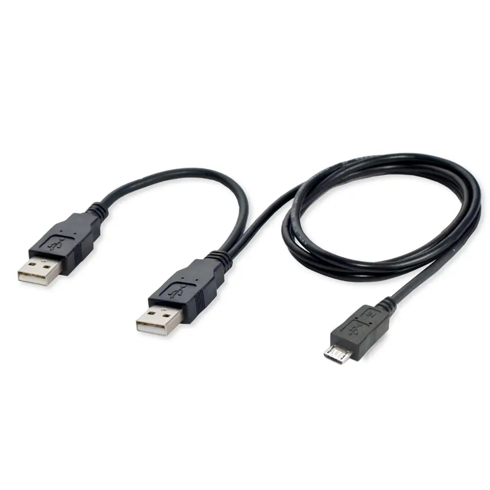 Кабель с Micro USB 5pin на два типа A для мобильного жесткого диска 2 5&quot | Компьютеры и
