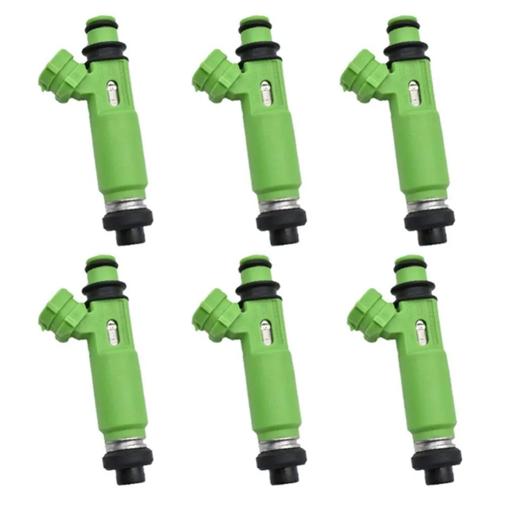 Set of 6 Creditparts Fuel Injector 195500-3170 For 1998-2003 Mitsubishi Montero Sport 3.0L 6G72 V6 GAS SOHC Naturally Aspirated |