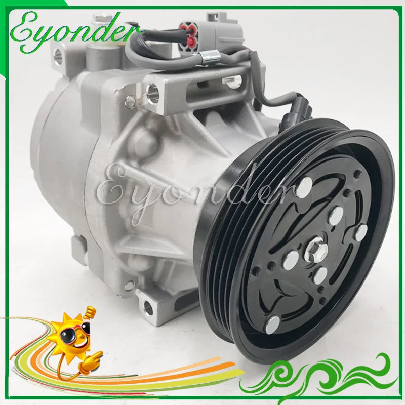 Car Air Conditioning AC A/C Compressor Cooling Pump SC08C Pulley PV4 for Toyota Starlet EP91R 1.3L 4 cyl 1996-1999 4421000034 | Автомобили