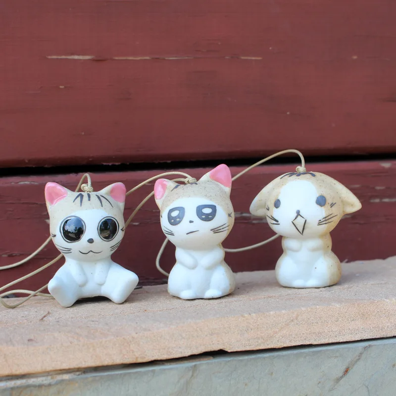 2 шт./лот колокольчики для ветра домашние креативные керамические ручной работы в