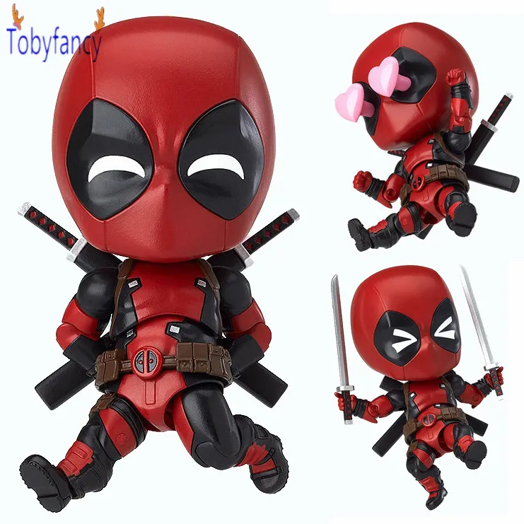 Дэдпул Nendoroid Уэйд Уинстон 100 мм ПВХ фигурку orechan Editio аниме дэдпул X-Men Коллекция