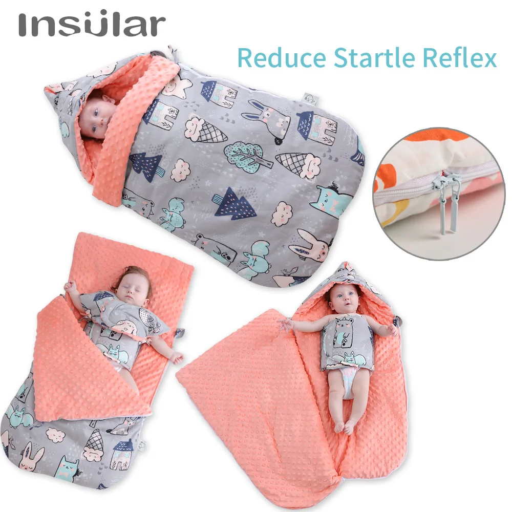 

0-3 Year Newborn Envelope Sleeping Bag Pram Sleepsacks Winter Baby Swaddle Blanket Wrap Infant Baby Sleeping Bag For Stroller