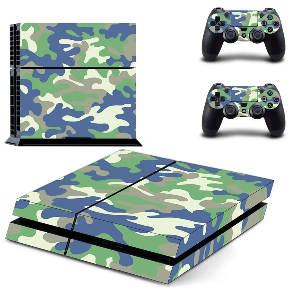 Наклейки для консоли PS4 Playstation 4 виниловые наклейки камуфляжные контроллеров