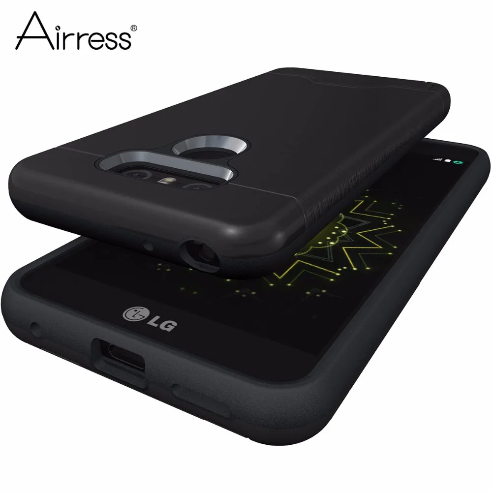 Airress для LG G6 Premium Dual слоев ТПУ щеткой защитник Телефон чехол H870 H871 H873 VS998 с карты