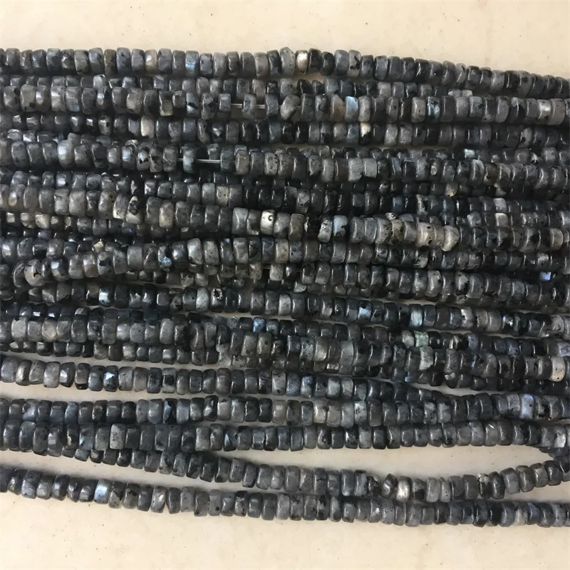 2*4 мм 150 шт из натурального розового кварца камушки бусинки Rondelle плоские круглые