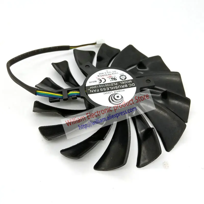 Для MSI Aero GTX 1070 ITX Графика карты вентилятор охлаждения PLD10010S12HH DC12V 0.40A FONSONING