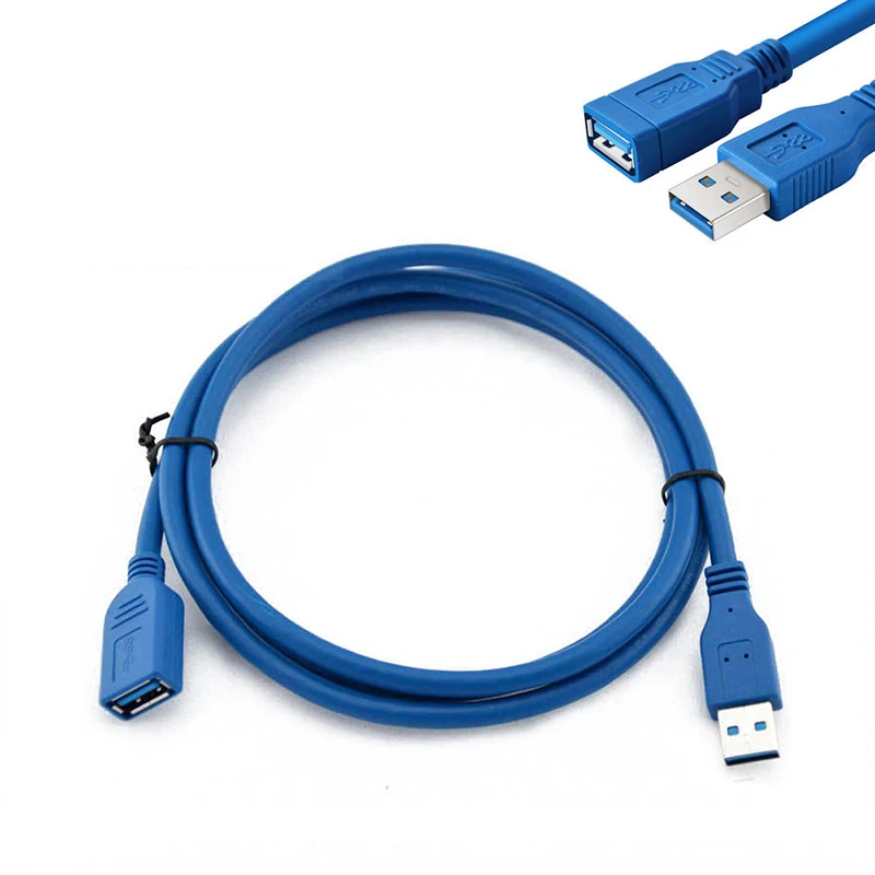 Новинка 1 8 м 6 футов USB 3 0 штекер-гнездо удлинитель для передачи данных кабель 5