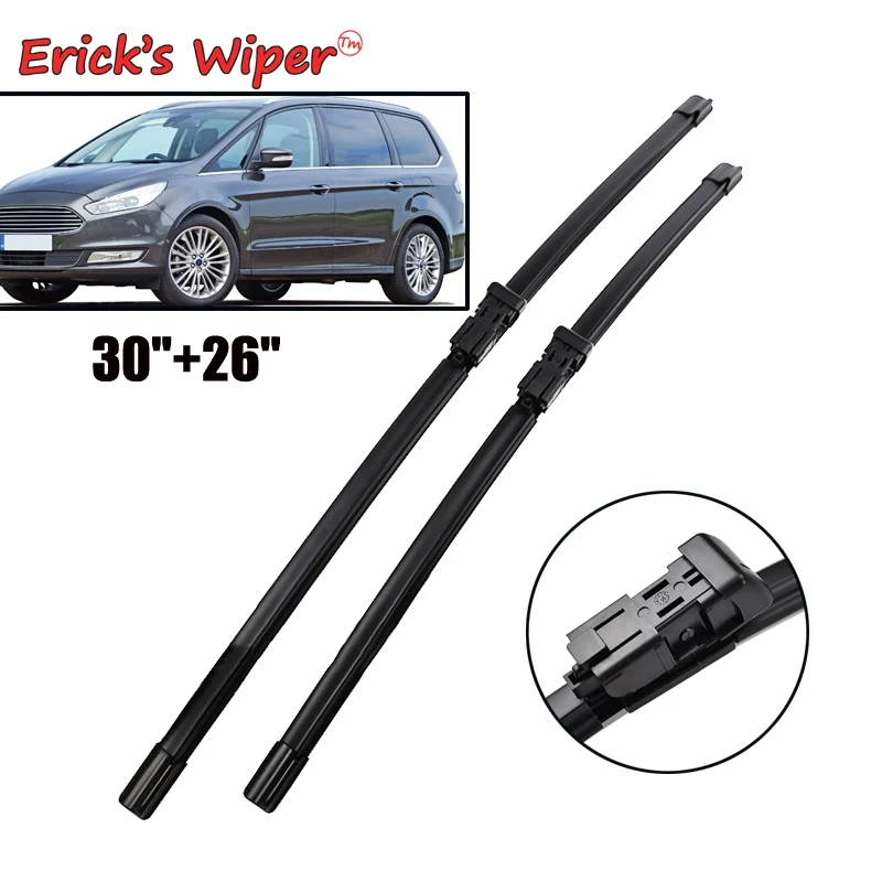 

Erick's Wiper LHD Front Wiper Blades For Ford Galaxy MK3 2007 - 2015 Windshield Windscreen Front Window 30"+26"