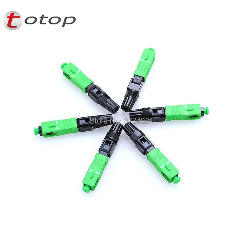 Free Shipping 50PCS/lot SC APC Optical fiber connector FTTH Tool Cold Connector High Quality SC/APC fast | Мобильные телефоны и