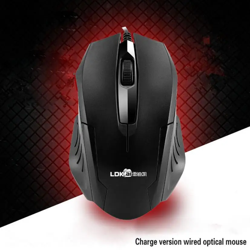 Мышь Raton светодиодный Эргономичный игровой мини оптическая мышь USB 3D Проводная 1200