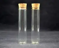 10pcs/lot Transparent 18*80mm 13ML wishing glass bottles jars diy jewelry finding craft with wooden cork stopper Gift