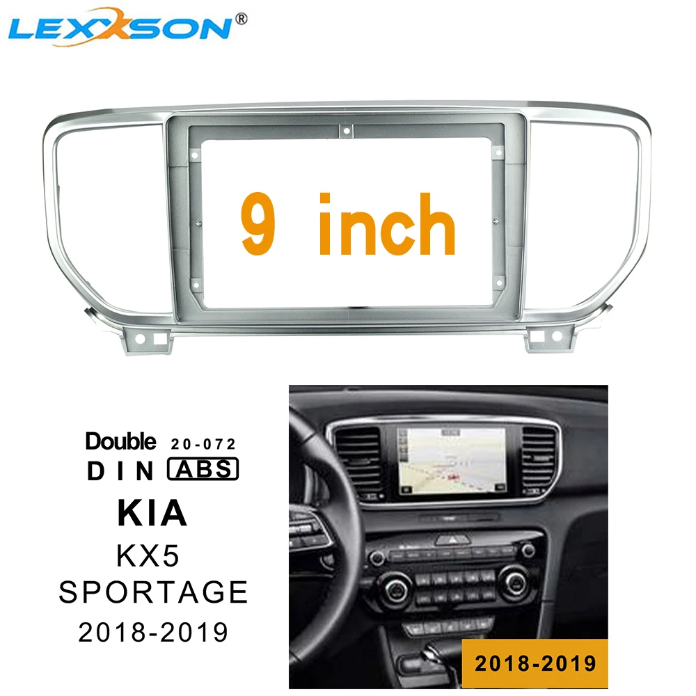 9 дюймов 2din Автомагнитола для Kia KX5 SPORTAGE- стерео двойной DIN dvd рамка Установка панели приборное крепление установка