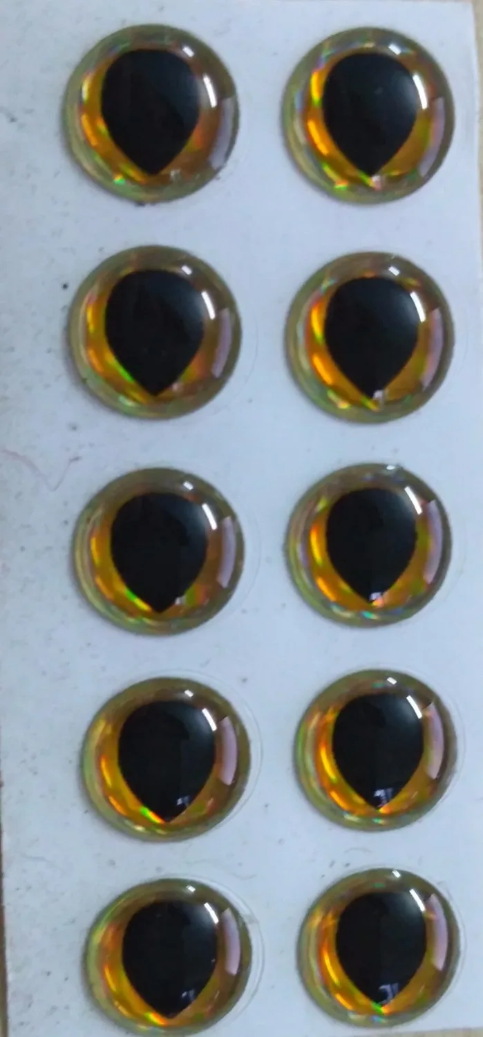 

3D Fish Eye For Fishing Lure DIY Glow Eyes 3mm/4mm/5mm/6mm