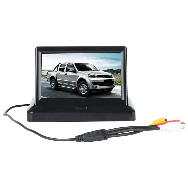 Автомобильный монитор 5 дюймов TFT LCD цветной экран помощь при парковке заднего