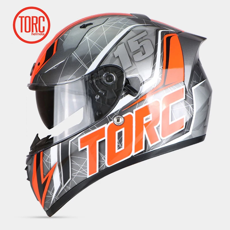 Мотоциклетный шлем TORC гоночный на все лицо одобрен ECE DOT|casque moto|dot approvaltorc motorcycle helmets