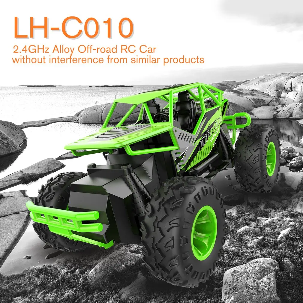 LH-C010 4WD 2 4 ГГц Радиоуправляемый автомобиль игрушки сильная мощность сплав