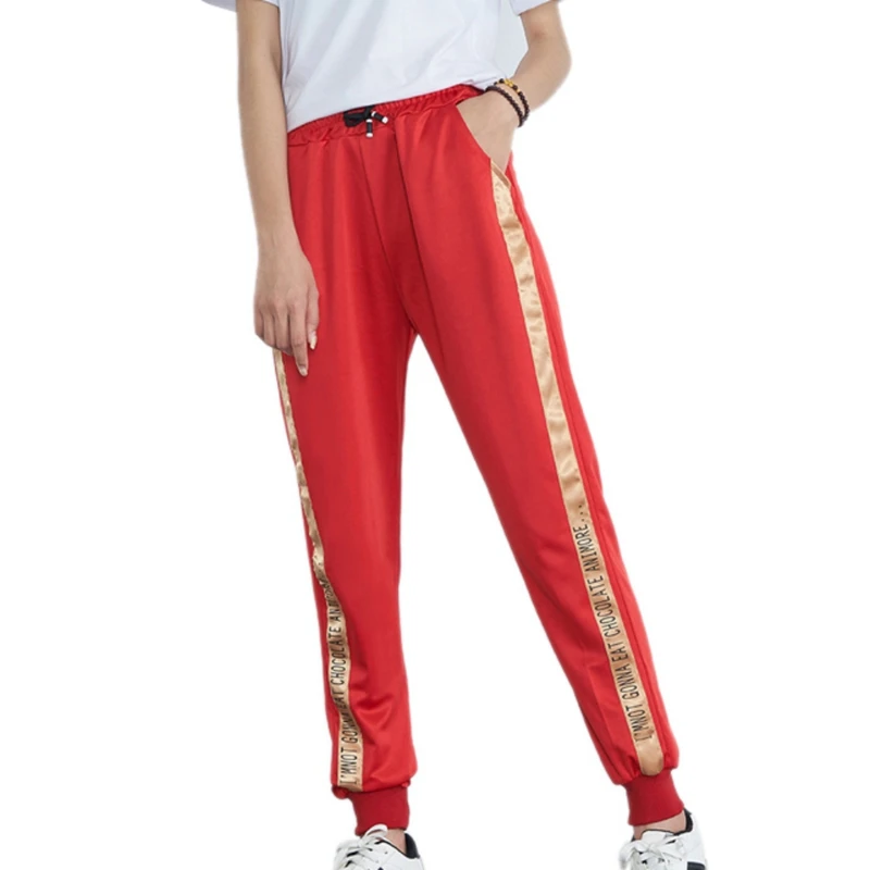 Женские Мешковатые брюки ROPALIA черные повседневные тренировочные и джоггеры