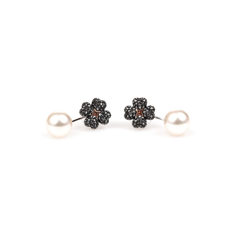 Swarovski кристалл Latisha Смешанное Покрытие универсальные серьги 5389161 - Окраска металла: black5389161