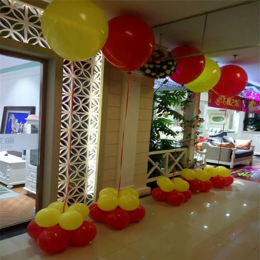 36 дюймов многоцветный Свадебный большой гигантский люфт шар 3 фута 90 см круглый