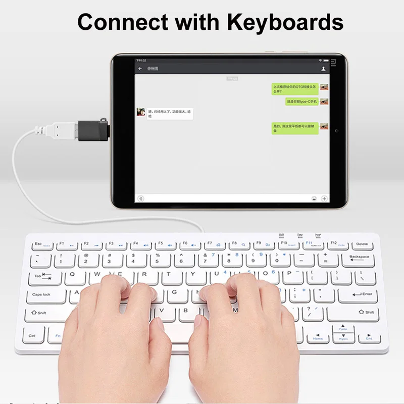 USB C OTG флеш накопитель Тип usb до 3 0 адаптер для samsung S9 S8 Plus Note 8 Macbook Pro 2017/2016 LG G6 V20 (1