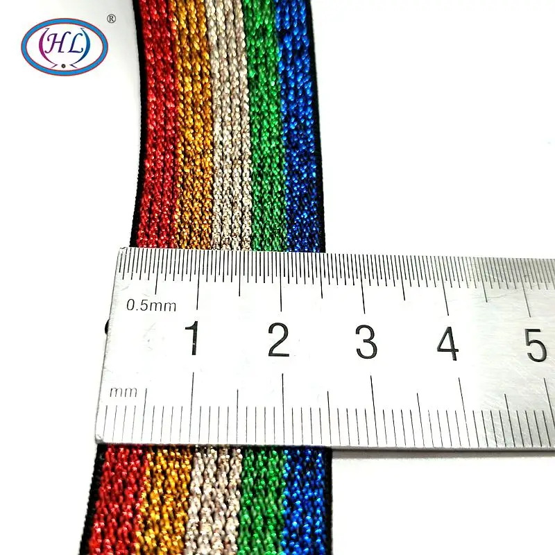 HL 25 мм 2 м/лот красочные резинки для горячего тиснения DIY тесьма Одежда Сумки