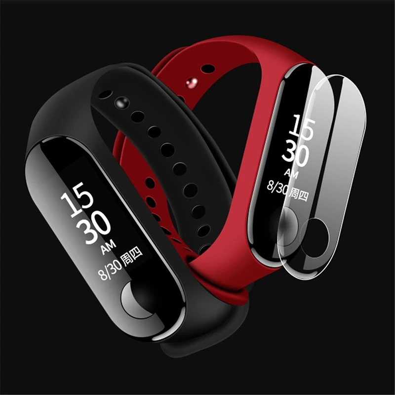 Для Xiaomi Mi Band 3 2 закаленная Гидрогелевая пленка устойчивая к царапинам прозрачная