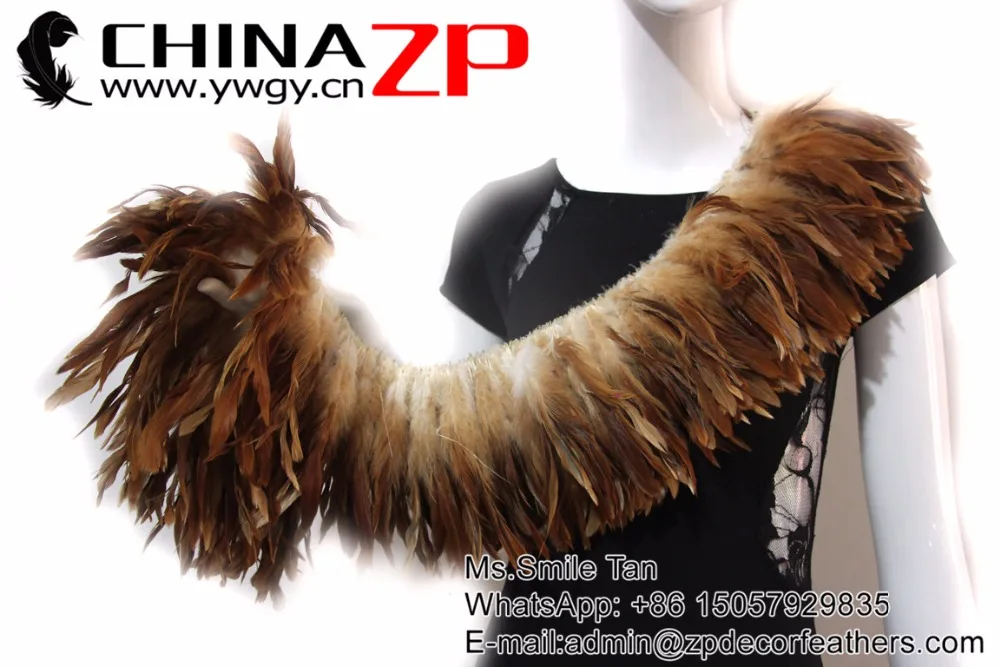 Chinazp завод 6-8 дюймов 800 шт./лот экспорт хорошее качество окрашенная шампанское ПОЛОВИНА БРОНЗА COQUE хвост нанизаны перья
