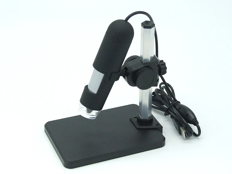 Portable USB Digital Microscope 1000X 8 LED 2MP Endoscope Magnifier Camera+Lift Stand+Calibration Ruler | Инструменты