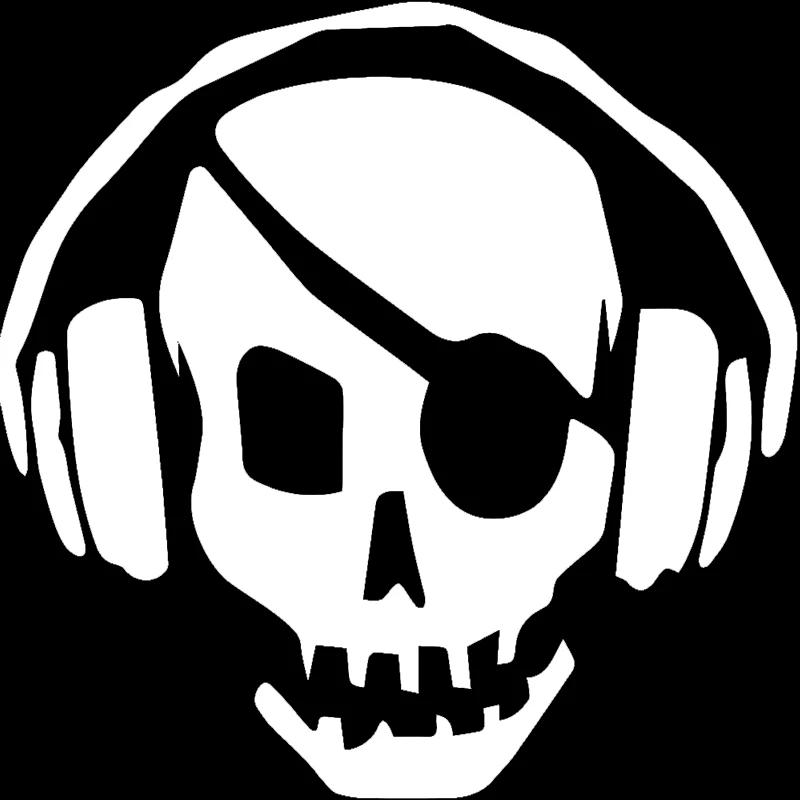 HotMeiNi жуткий череп пират грабитель носить наушники DJ звук механический